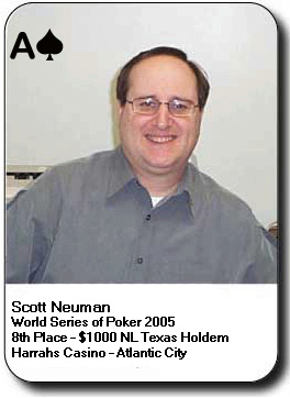 Scott Neuman - World Series of Poker ranked poker player