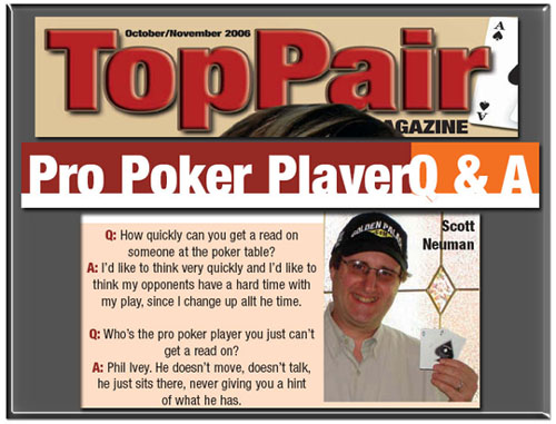 Top Pair Magazine - Ask the Pro.